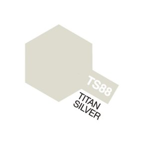TS-88 Titan Silver, spray 100 ml - Tamiya
